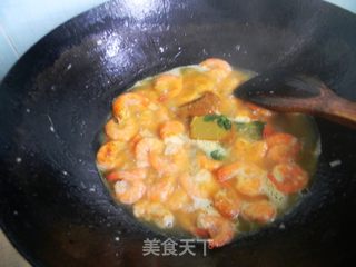 泰式咖喱虾的做法步骤:4
