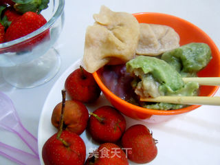 【早餐记录】三色饺子的做法步骤:9