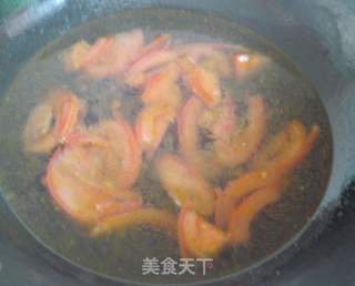 西红柿汤河粉的做法步骤:5