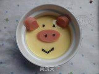 萌翻你的Q版小猪蛋羹的做法步骤:7