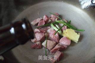 咸肉烧双笋的做法步骤:7