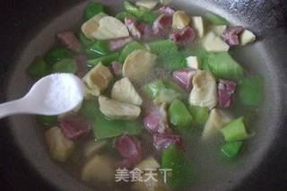 咸肉烧双笋的做法步骤:11
