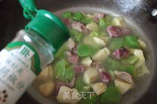 咸肉烧双笋的做法步骤:10