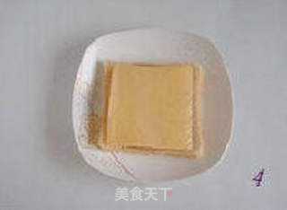 【火腿奶酪三明治】---- 最简单的快速早餐的做法步骤:4