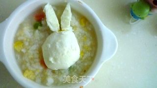 煮鸡蛋的创意料理——小兔豆豆的做法步骤:3