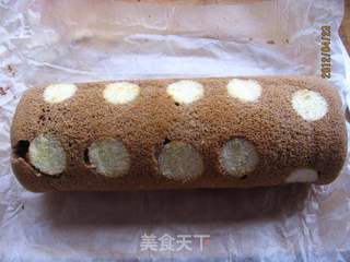 波点可可蛋糕卷的做法步骤:18
