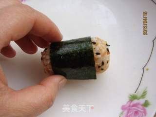 超可爱的寿司饭团的做法步骤:9