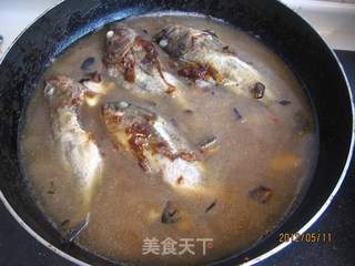 酱焖小鱼的做法步骤:6