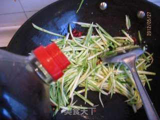醋溜西葫芦的做法步骤:5