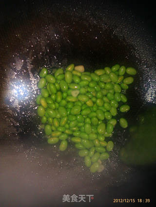 毛豆米炒肉丁的做法步骤:5