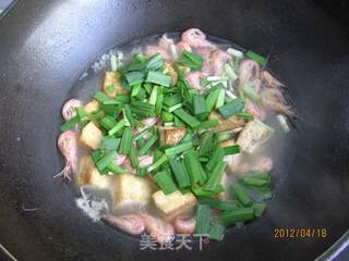 豆腐炖虾的做法步骤:9
