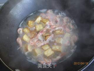 豆腐炖虾的做法步骤:8