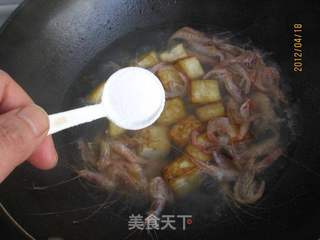 豆腐炖虾的做法步骤:7