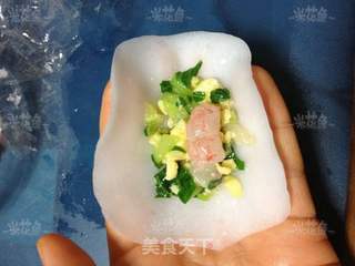 水晶虾饺的做法步骤:6