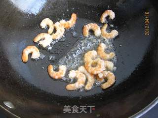 菠萝荷兰豆炒虾的做法步骤:6