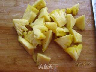 菠萝山药糖水的做法步骤:4