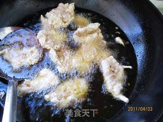 南瓜酥肉的做法步骤:3