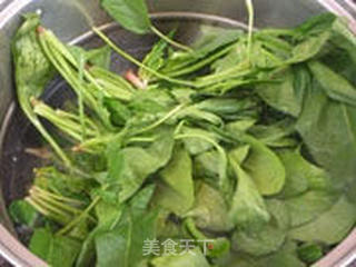 茶树菇炒菠菜的做法步骤:3