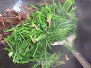 茶树菇炒菠菜的做法步骤:8