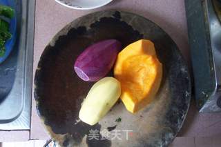 粗粮腊肠饭的做法步骤:2