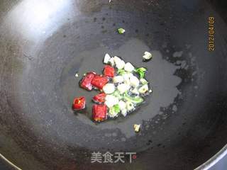 尖椒南瓜片的做法步骤:4