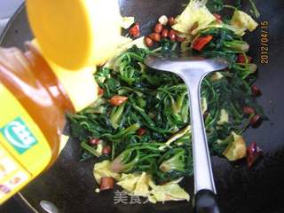 小炒鸡蛋菠菜的做法步骤:10