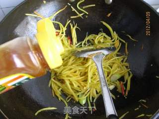 醋溜南瓜丝的做法步骤:7