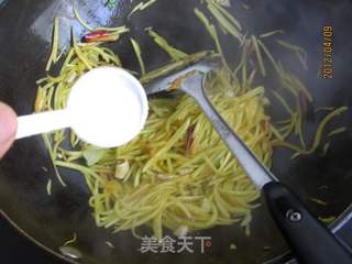 醋溜南瓜丝的做法步骤:5