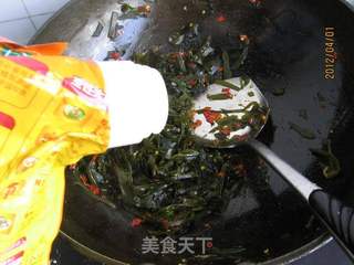 辣炒海带丝的做法步骤:11