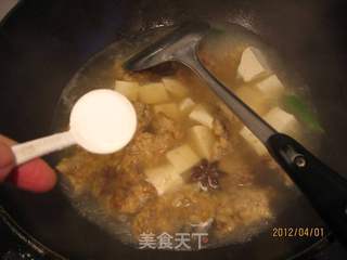 酥肉豆腐的做法步骤:8