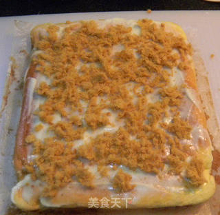 肉松蛋糕卷的做法步骤:10