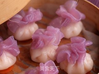 淡雅迷人眼——花边水晶虾包的做法步骤:17