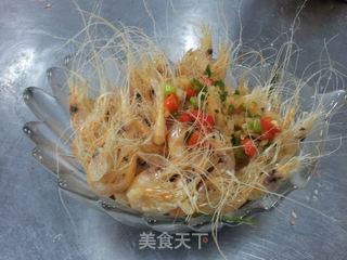 芥末汁江白虾的做法步骤:6