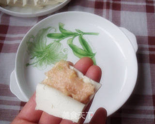 鱼香豆腐夹的做法步骤:7