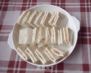 鱼香豆腐夹的做法步骤:8