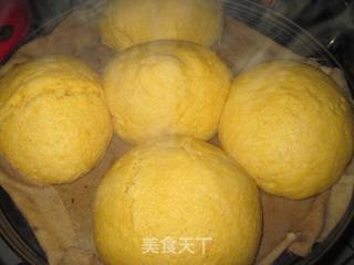 玉米面慢头的做法步骤:7