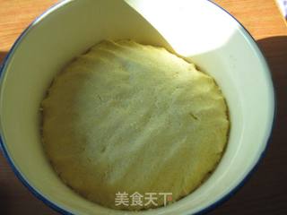 玉米面慢头的做法步骤:4