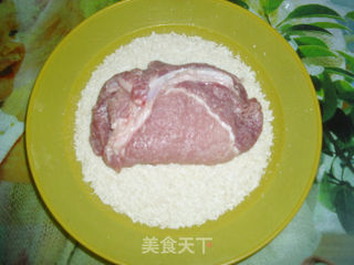 芝士爆浆猪排的做法步骤:7
