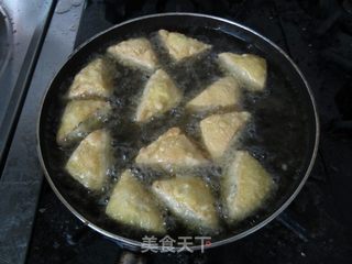 潮汕炸豆干角的做法步骤:8