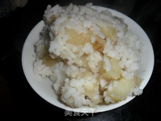 红薯炒饭的做法步骤：7