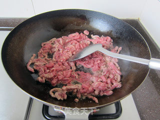 芫爆牛肉丝的做法步骤:8