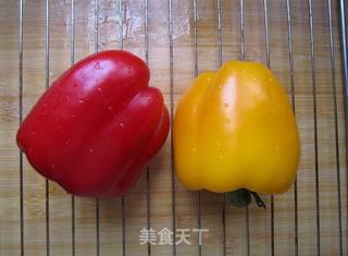 醋渍甜椒面包的做法步骤:2