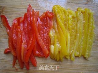 醋渍甜椒面包的做法步骤:7