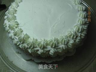 简单裱花生日蛋糕的做法步骤:5