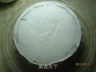 简单裱花生日蛋糕的做法步骤:4