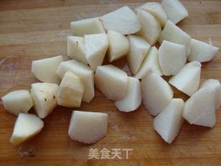 山药红枣炖苹果的做法步骤:2