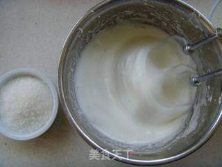【食尚擂台烘焙赛区】:外脆内软---水果蛋白酥的做法步骤:3