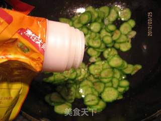 脆炒黄瓜的做法步骤:10