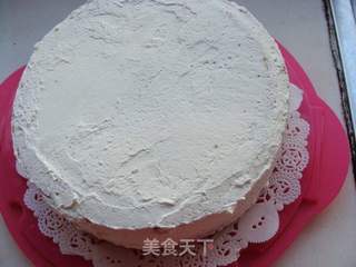 草莓猫生日蛋糕的做法步骤:4