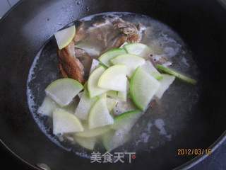 萝卜粉丝烤鸭汤的做法步骤:5